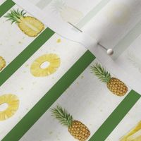 Smaller Scale Tropical Pineapple Slices and Stripes