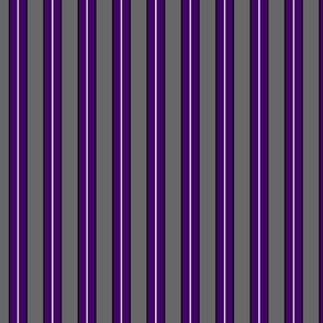 Grey and Amethyst Stripe 2 - Large