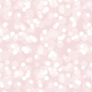 Sparkly Bokeh Pattern - Rosewater Color