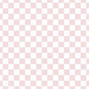 Checker Pattern - Rosewater and White