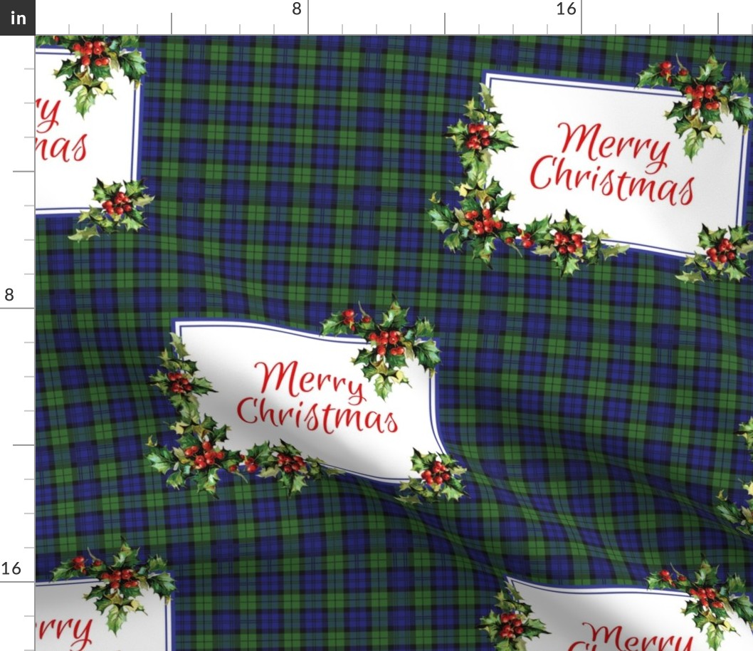 Merry Tartan Christmas blackwatch