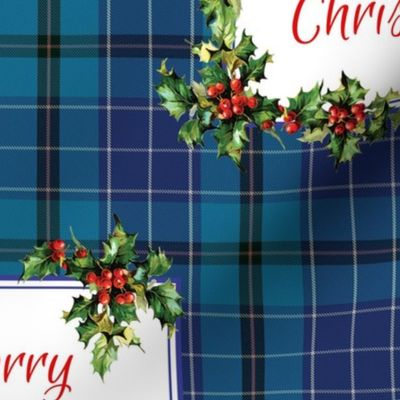 Merry Tartan Christmas highland blues