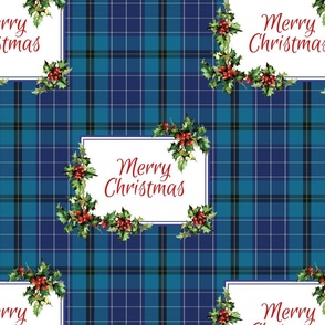 Merry Tartan Christmas highland blues