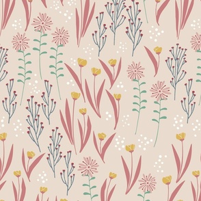 Wildflower Meadow [sweet pink] large