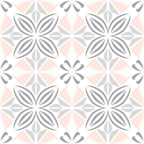 Abstract geometrical floral