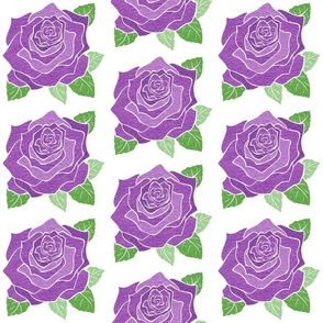 Foiled Rose (purple)