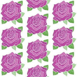 Foiled Rose (magenta)