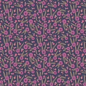 Ditsy Purple Floral
