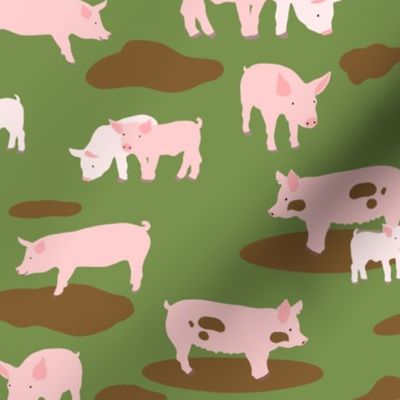 Pigs in the Mud, Dark Green