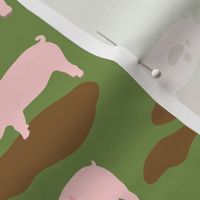 Pigs in the Mud, Dark Green