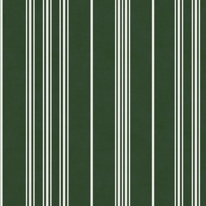 Classic Dark Green Stripes