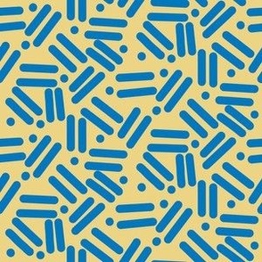 envelope lines and dots yellow blue large