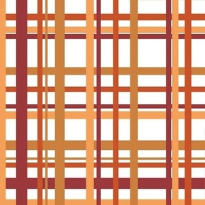  LARGE fall plaid - farmhouse plaid fabric - autumn fall plaid