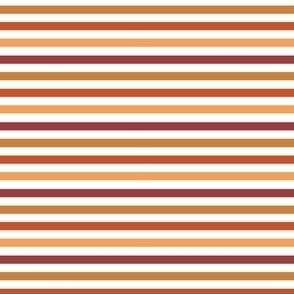 TINY autumn stripes fabric - farmhouse fall fabric, fall vibes, pumpkin spice stripe