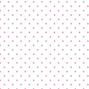 Bubblegum Coordinate - White w Pink Polkadots