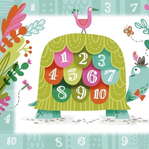 Hide and Seek Number Tortoise Playmat