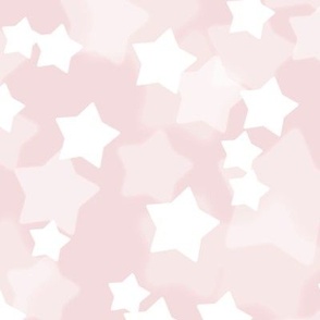 Large Starry Bokeh Pattern - Rosewater Color