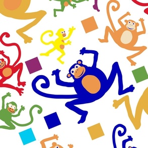 Monkey Land Shapes and Colors white-01