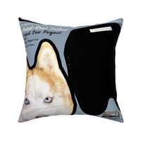 Husky Car Head-Rest Pillow