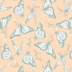 Fly My Butterfly - Medium Apricot