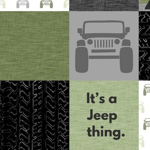 8” Jeep thing - army green