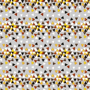 triangle metallic scatter pattern