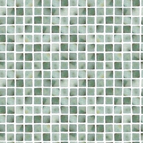 Green Sea Glass Tile