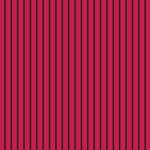 Pinstripe Dreams: Wine Red & Black (1/4 in spacing)