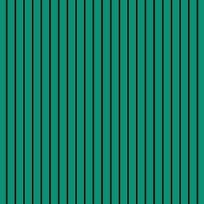 Pinstripe Dreams: Green & Black (1/4 in spacing)