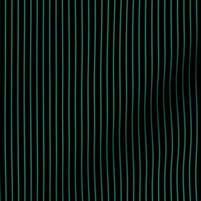 Pinstripe Dreams: Black & Green (1/4 in spacing)