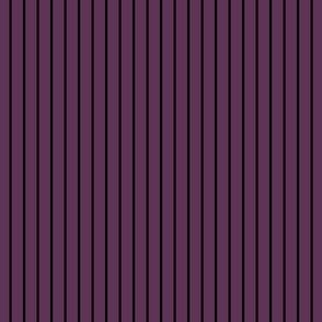 Pinstripe Dreams: Dark Purple & Black (1/4 in spacing)