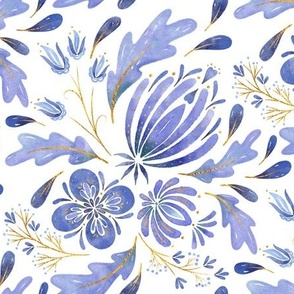 Protea Floral | Blue
