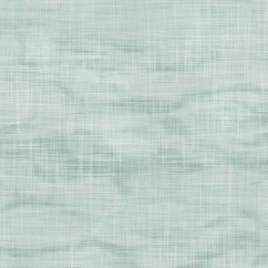 Shibori Linen in Sea Mist (xl scale) | Arashi shibori linen pattern, coordinate fabric for the block printed stars and moons collection in eucalyptus green blue gray.
