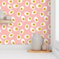 Deviled Eggs Pattern - Pink, Yellow, White