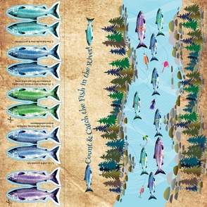 Count and Catch on the River Playmat