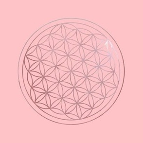 7" Crystal Grid - Pink Rose Quartz