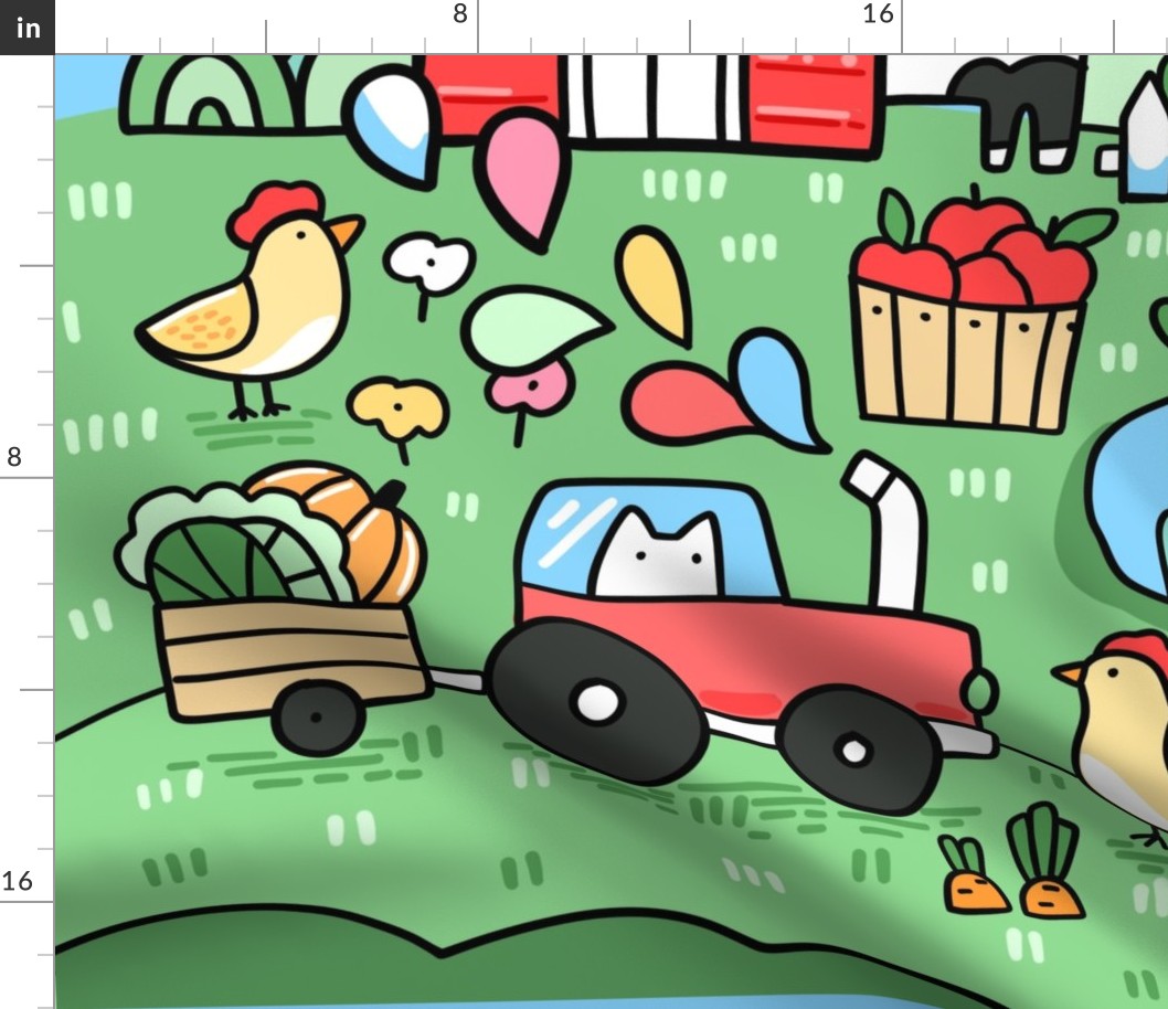 Farm play mat