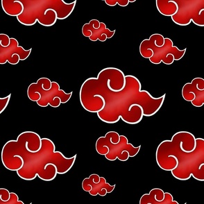 Akatsuki Anime Cloud Decal Custom Colors and Sizes Available  Etsy  Australia