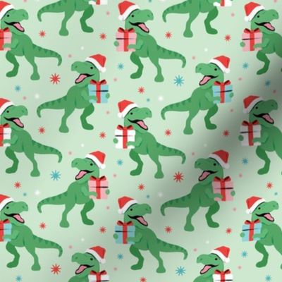 T-Rex Christmas - Medium Scale