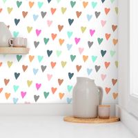 pastel hearts