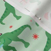 T-Rex Christmas - Large Scale
