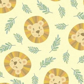 Lion & Leaves: Muted