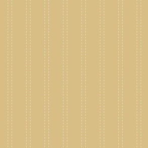 Stripe Double Stitch - Yellow - Large