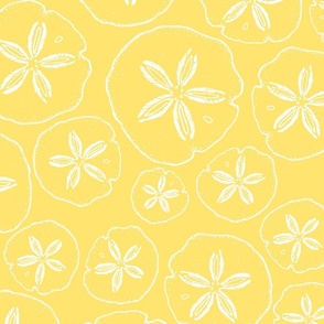 Sand Dollar L - Yellow