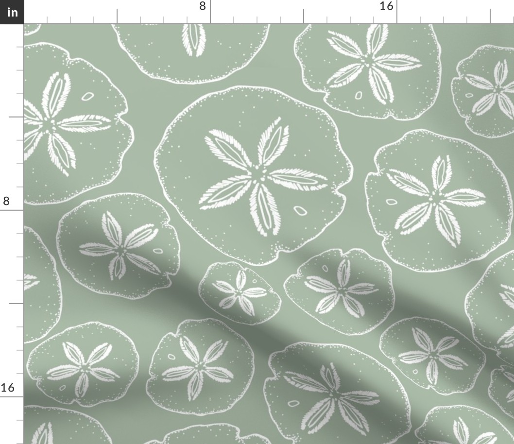 Sand Dollar L - Sage Green