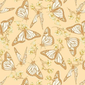 Fly My Butterfly - Medium Outline Natural Honey