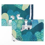 Find the magical creatures of the enchanted forest playmat - yard