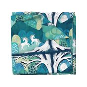 Find the magical creatures of the enchanted forest playmat - yard