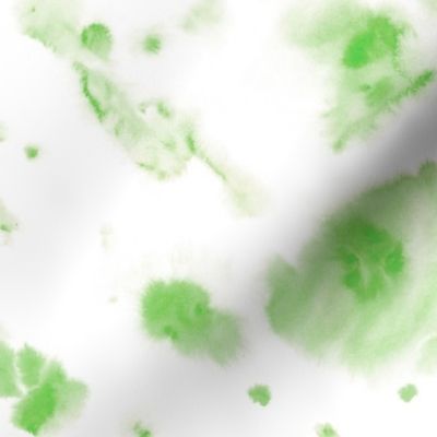 Chartreuse green watercolor dreams - ethereal painted texture - abstract watercolour stains a422-5