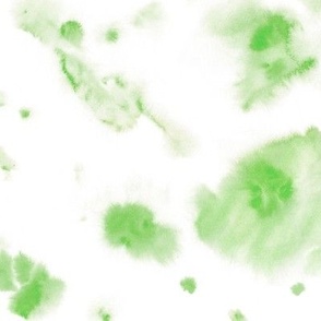 Chartreuse green watercolor dreams - ethereal painted texture - abstract watercolour stains a422-5